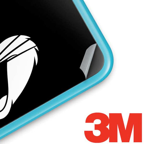 Looney Tunes Bugs Bunny Plain Black and White Nintendo 2DS XL (2017) Skin